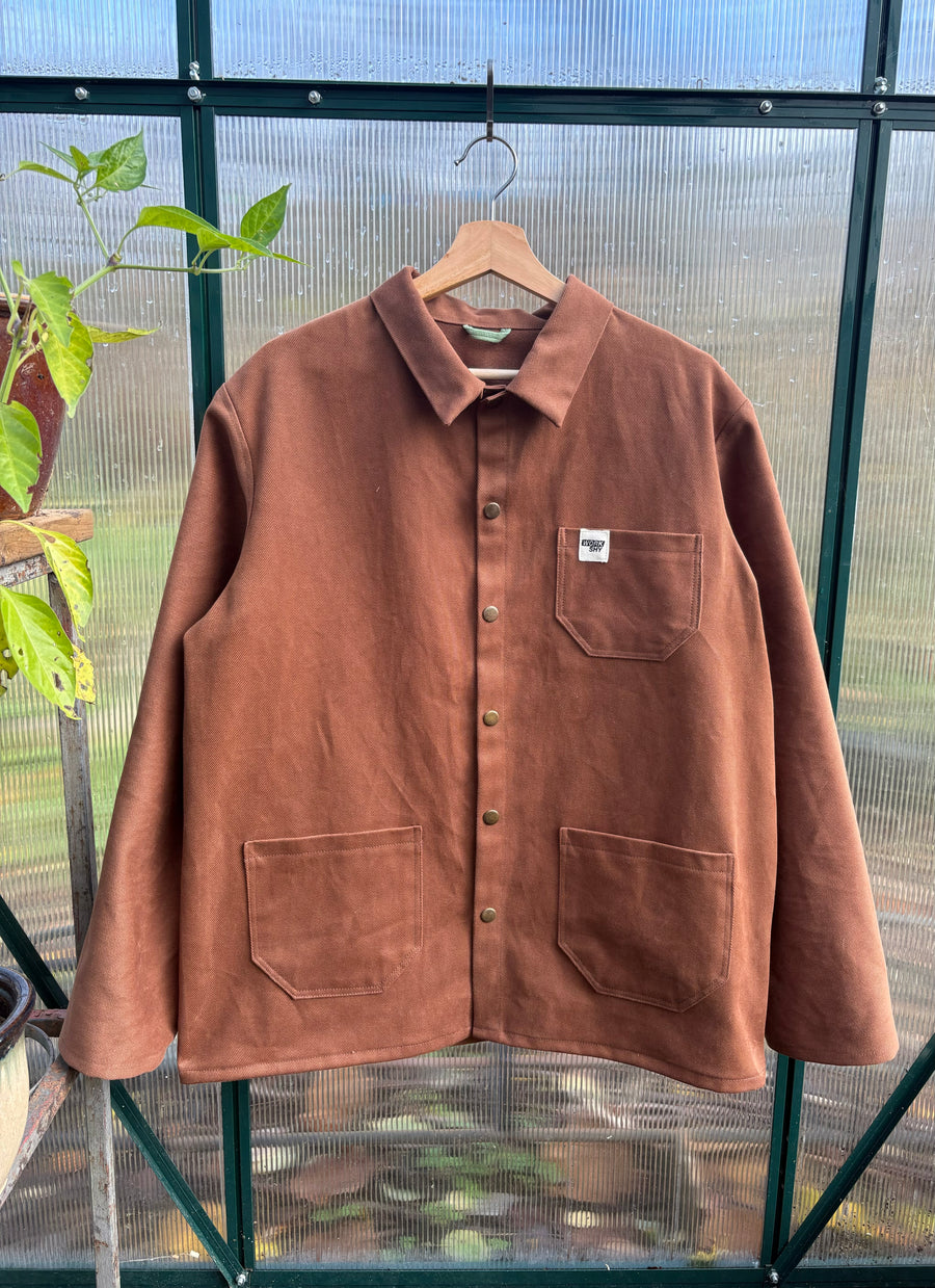 Sanded Twill Jacket - Tobacco