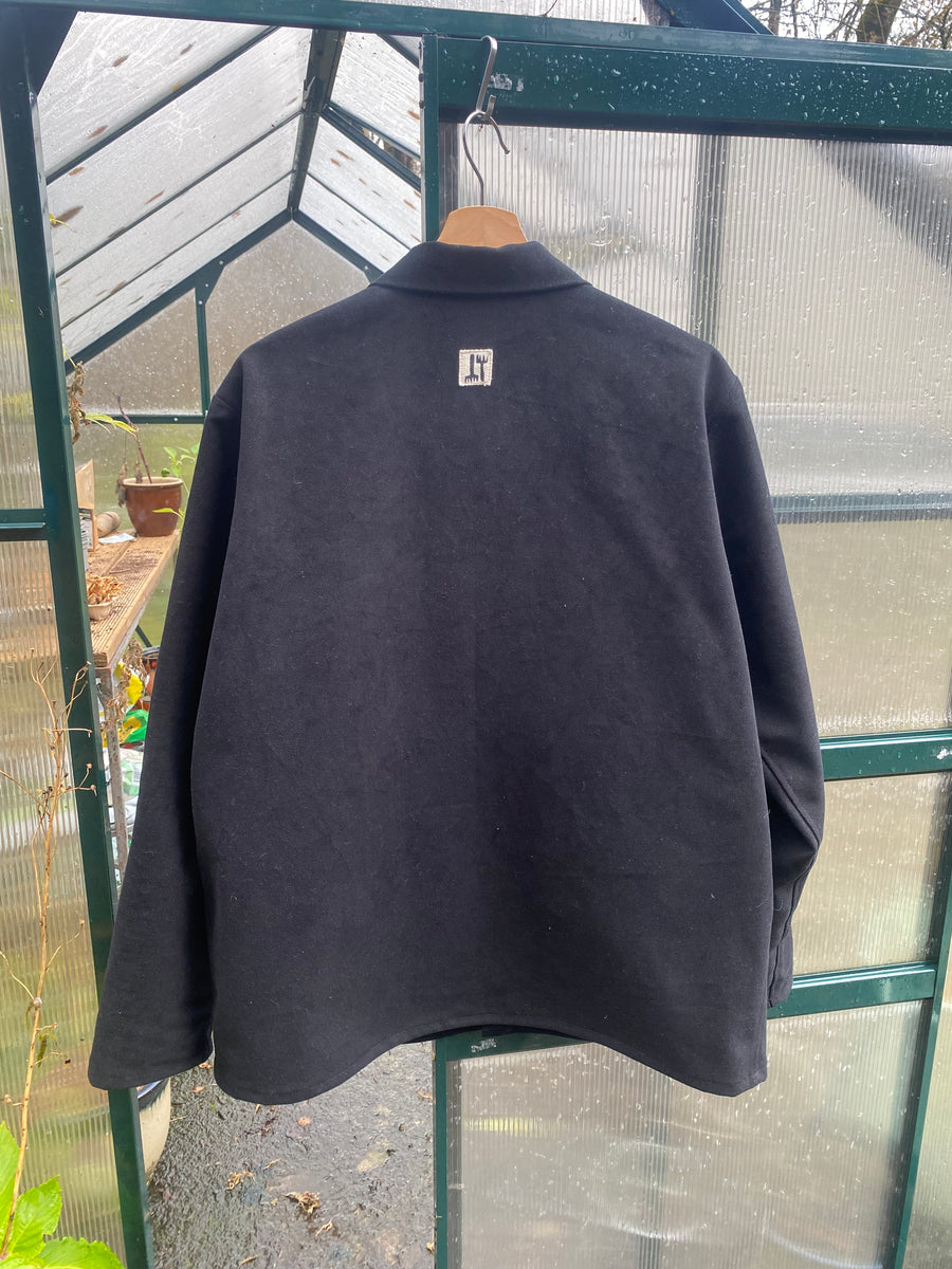 Sanded Twill Jacket - Black