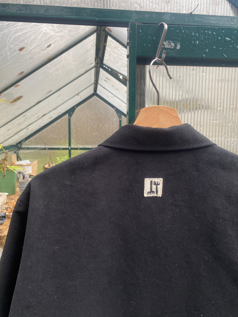 Sanded Twill Jacket - Black